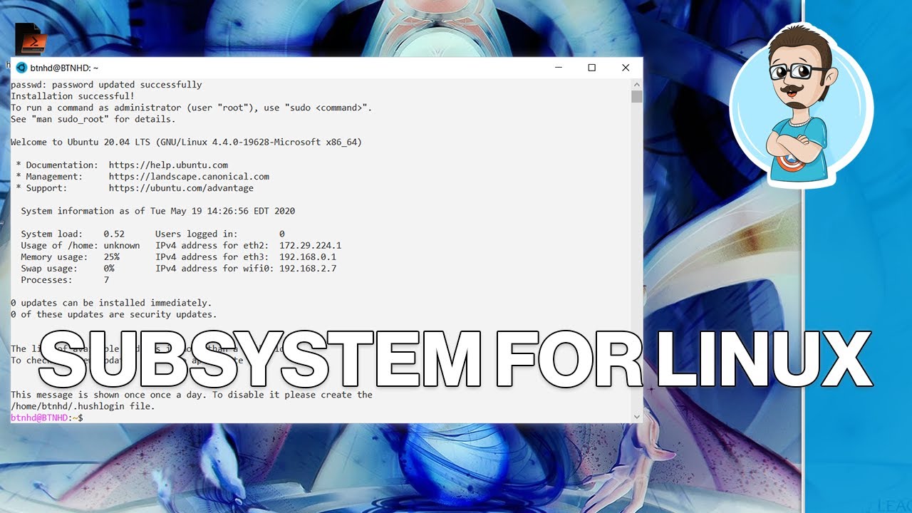 Getting Started with (WSL) Windows Subsystem for LInux!