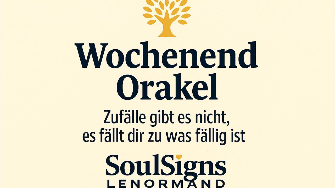 ❤️Wochenendorakel !ZUFÄLLE GIBT ES NICHT, ES FÄLLT DIR ZU WAS FÄLLIG IST❤️
