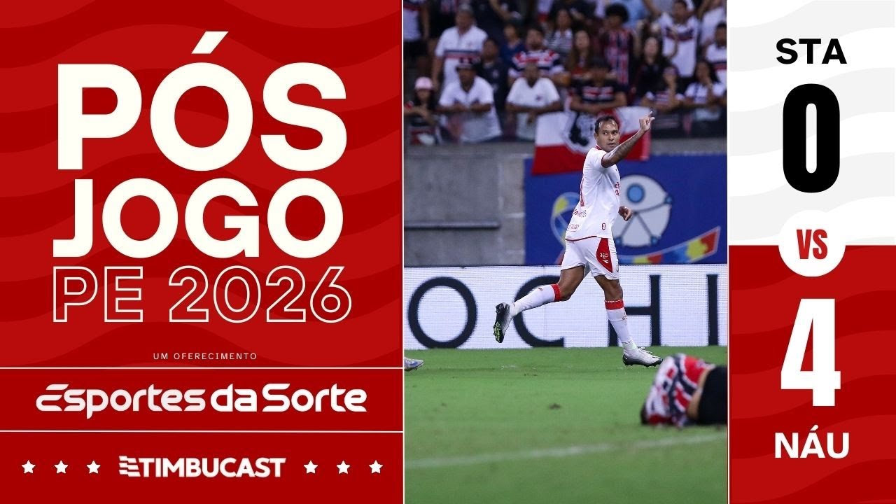 PÓS-JOGO - Santa Cruz x Náutico - Campeonato Pernambucano 2026