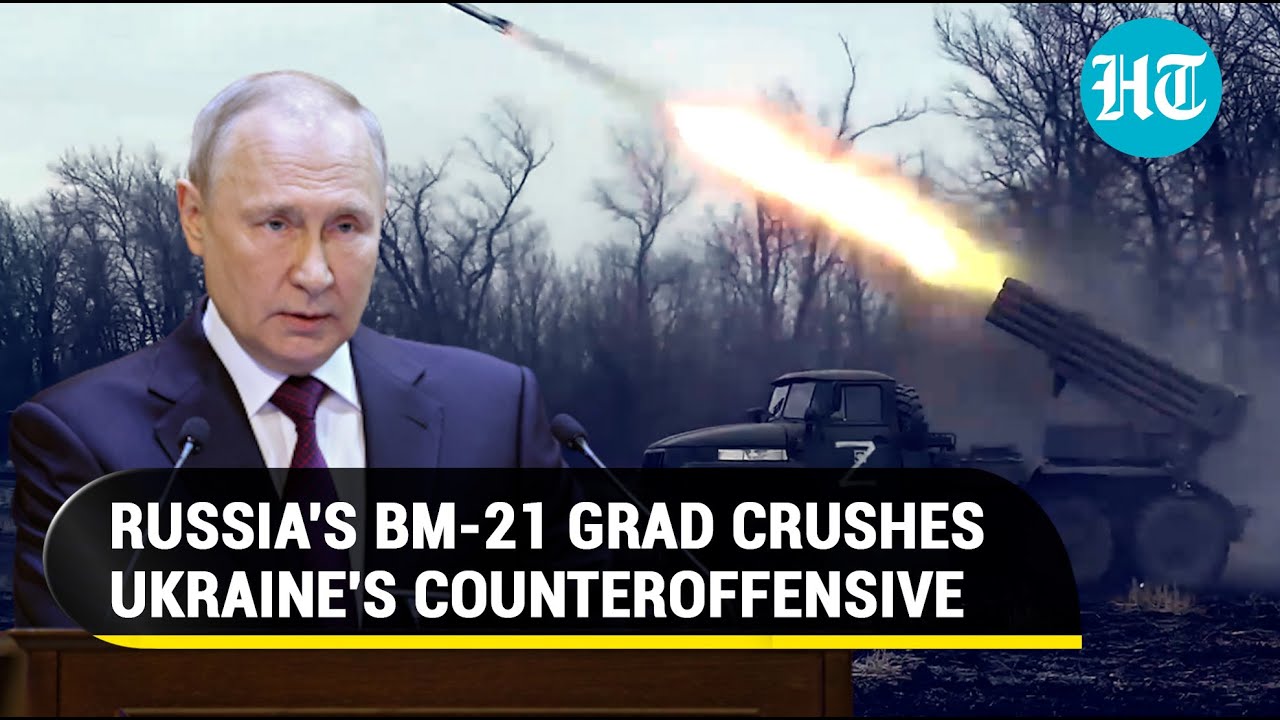 Russia's 'dreaded' rocket launcher rains 'hell-fire' on Ukraine troops in Donetsk | Watch