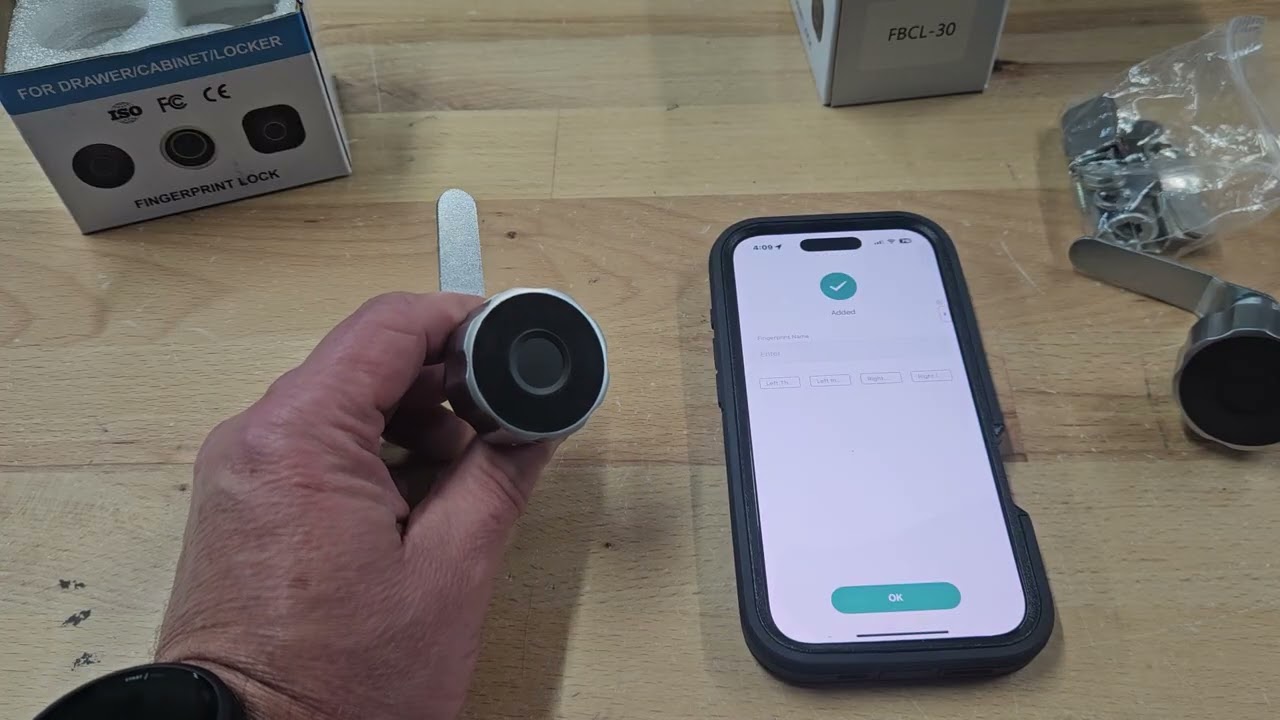 Fingerprint and Bluetooth Camlock