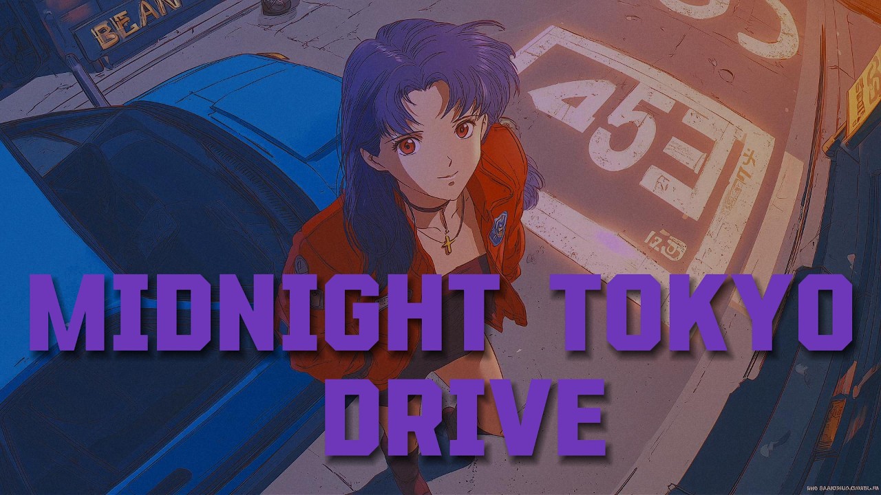 MIDNIGHT TOKYO DRIVE – Misato Katsuragi | Evangelion Synthwave Cyberpunk Sci-Fi Mix