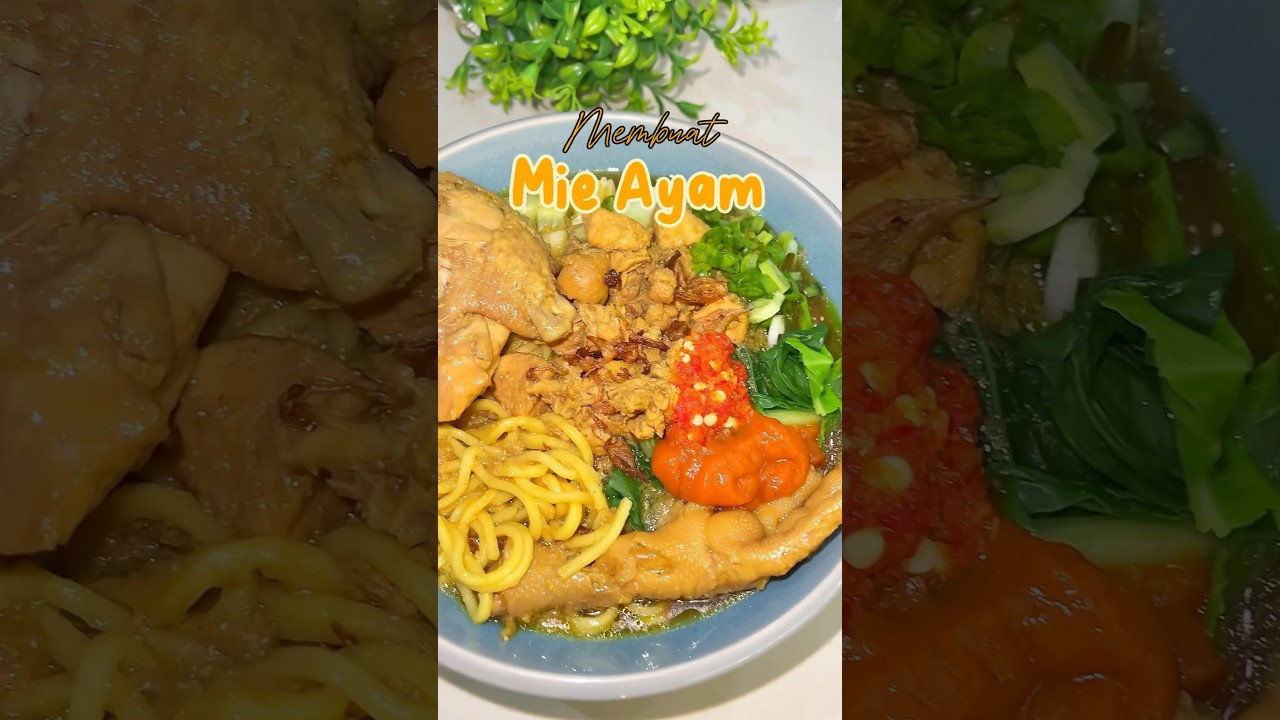 Resep mie ayam paling enak #resep #mieayam #mieayamviral
