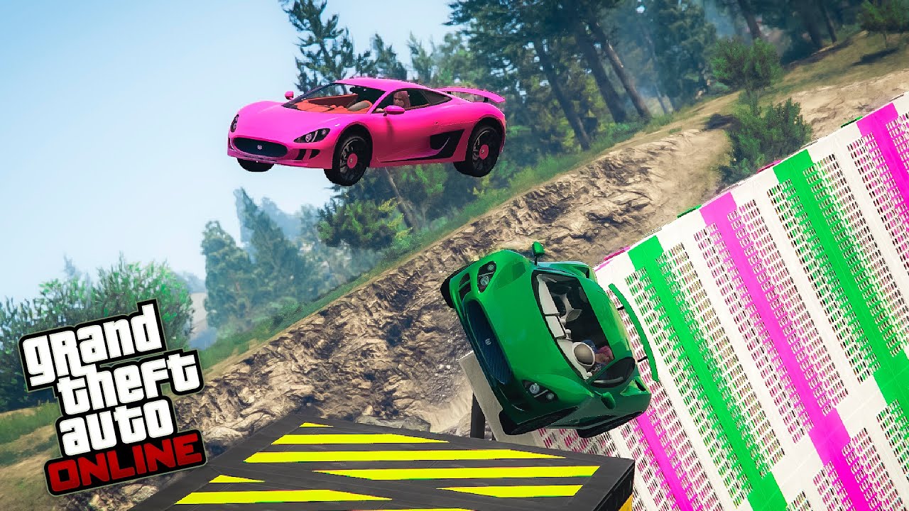 ЕСЛИ ПРОХОДИТЬ СКИЛЛ ТЕСТЫ, ТО ТОЛЬКО ТАК!!! ВЕСЕЛИМСЯ И УГАРАЕМ В GTA 5 ONLINE (ГОНКИ ГТА 5 ОНЛАЙН)