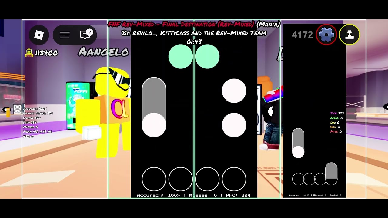 Funky Friday - Final Destination (Rev Mixed) Left Side (Mania) First Ever Full Combo 99.44