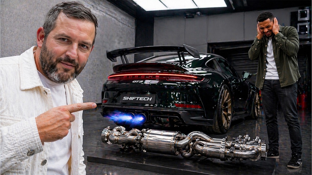23.000&euro; l&rsquo;&eacute;chappement JCR sur La voiture de Michael !  @transakautofranceofficiel 