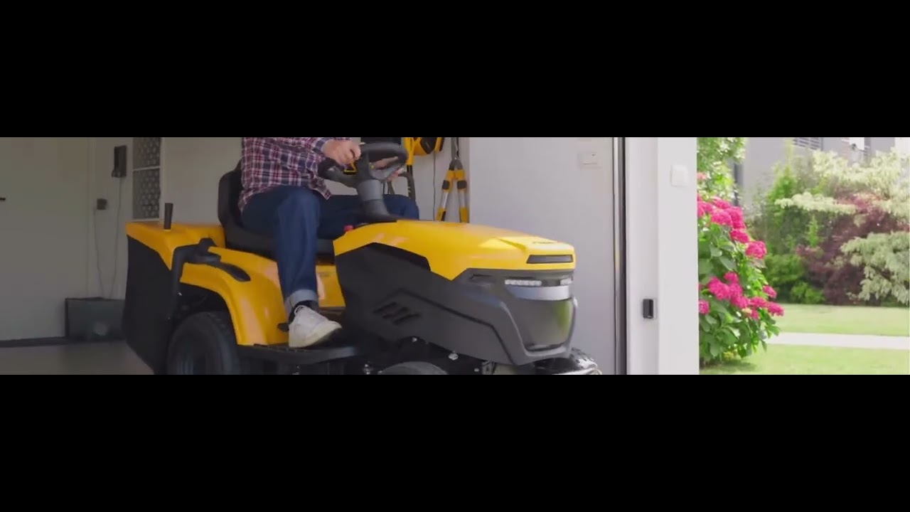 STIGA ePower sodo traktoriukai