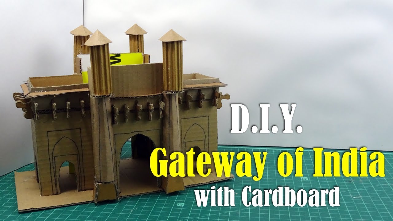DIY: Gateway of India with Cardboard - How to Make