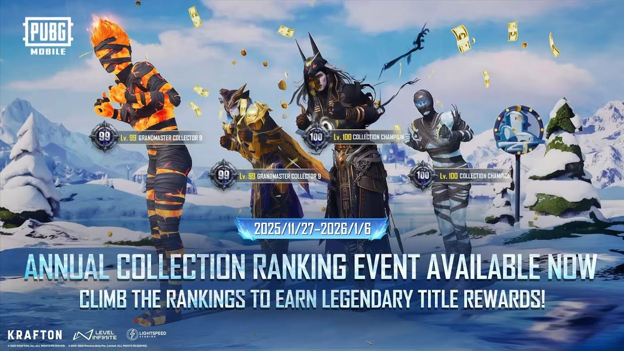 PUBG MOBILE | 410 Monetization annual collection ranking introduction