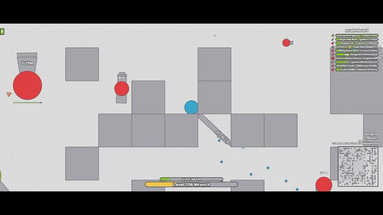 When you survive as a wrench. - Arras.io
