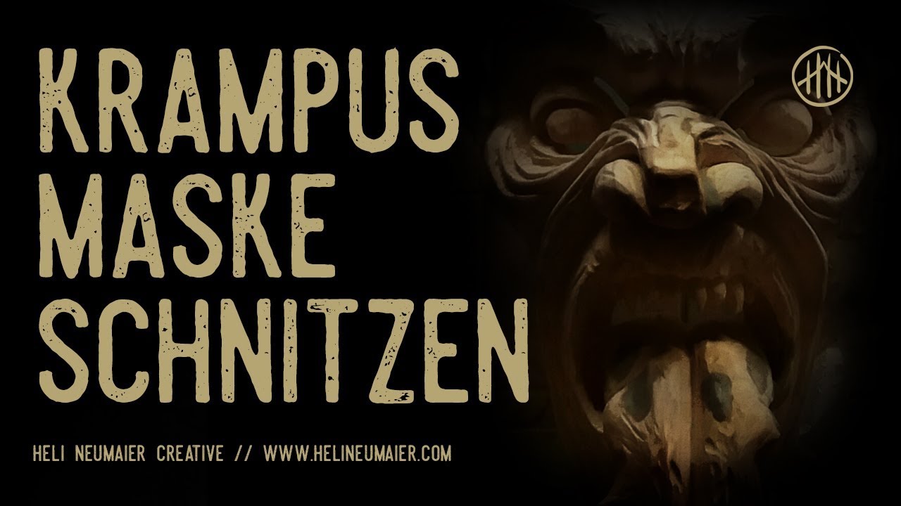 Krampus Maske Schnitzen - Heli Neumaier