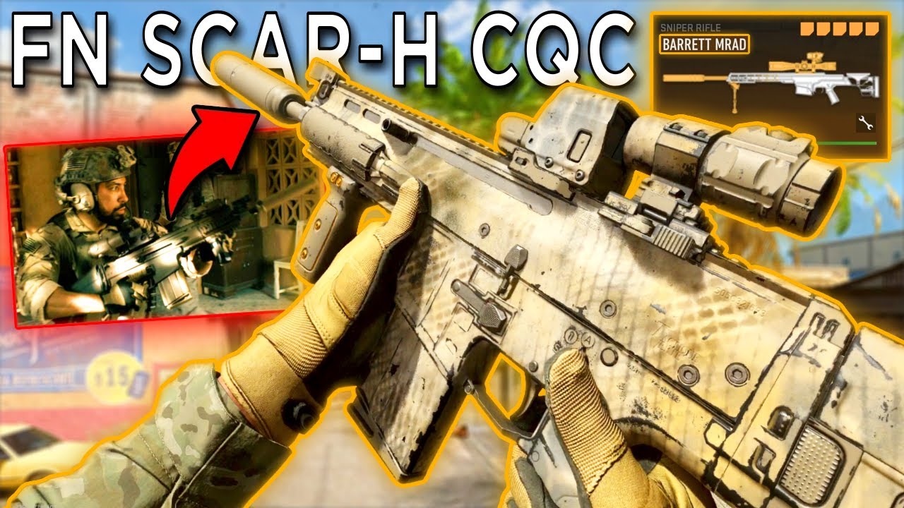 "RAY's" Custom "SCAR-H CQC" & "Barrett MRAD" from "SEAL Team" Series in Modern Warfare 2