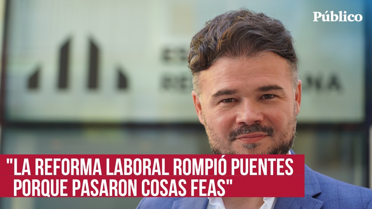 Entrevista a Gabriel Rufián: 