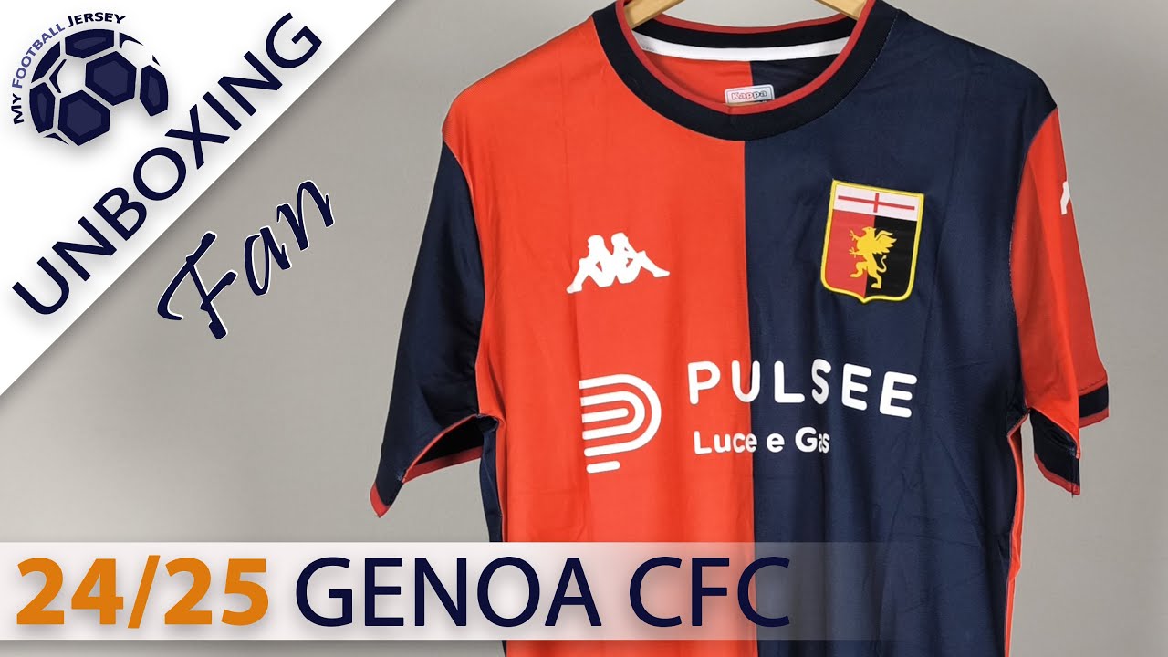 Genoa CFC Home Jersey 24/25 Balotelli (Kotofanss) Fan Version Unboxing Review