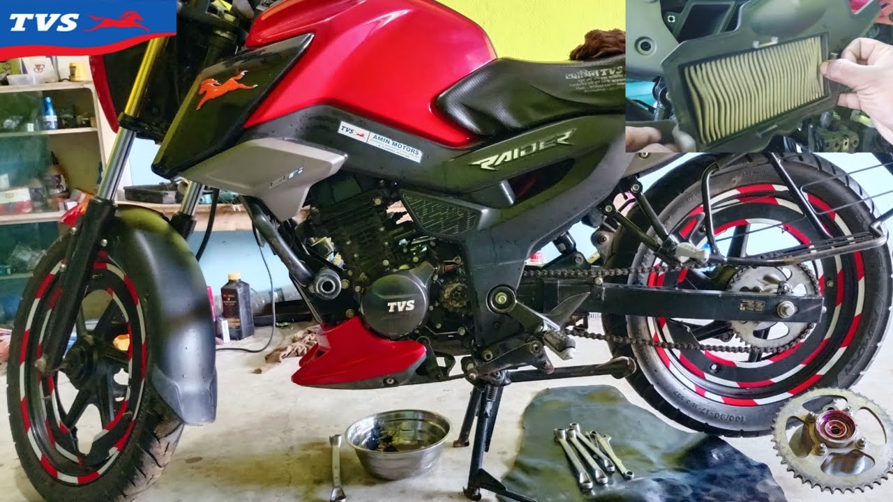 TVS Raider 125 Bs6 Service At Home