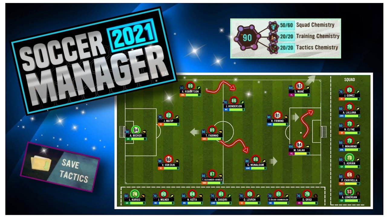 *NEW* SM21 FEATURE! 👀 CUSTOM FORMATION AND TACTICS Exclusive Gameplay 💫 Soccer Manager 2021 Alpha