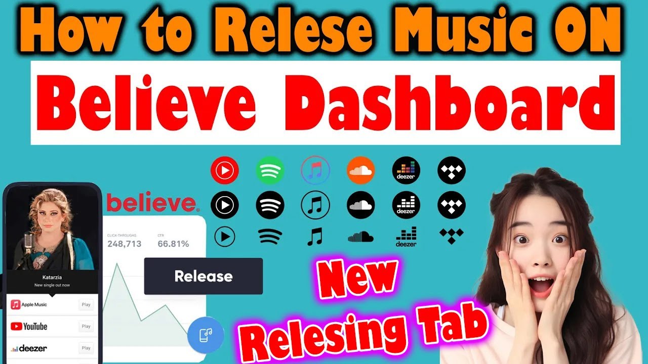 New Releasing Tab | How To Upload Song Believe Music | Urdu Hindi | 2025 New Dashboard