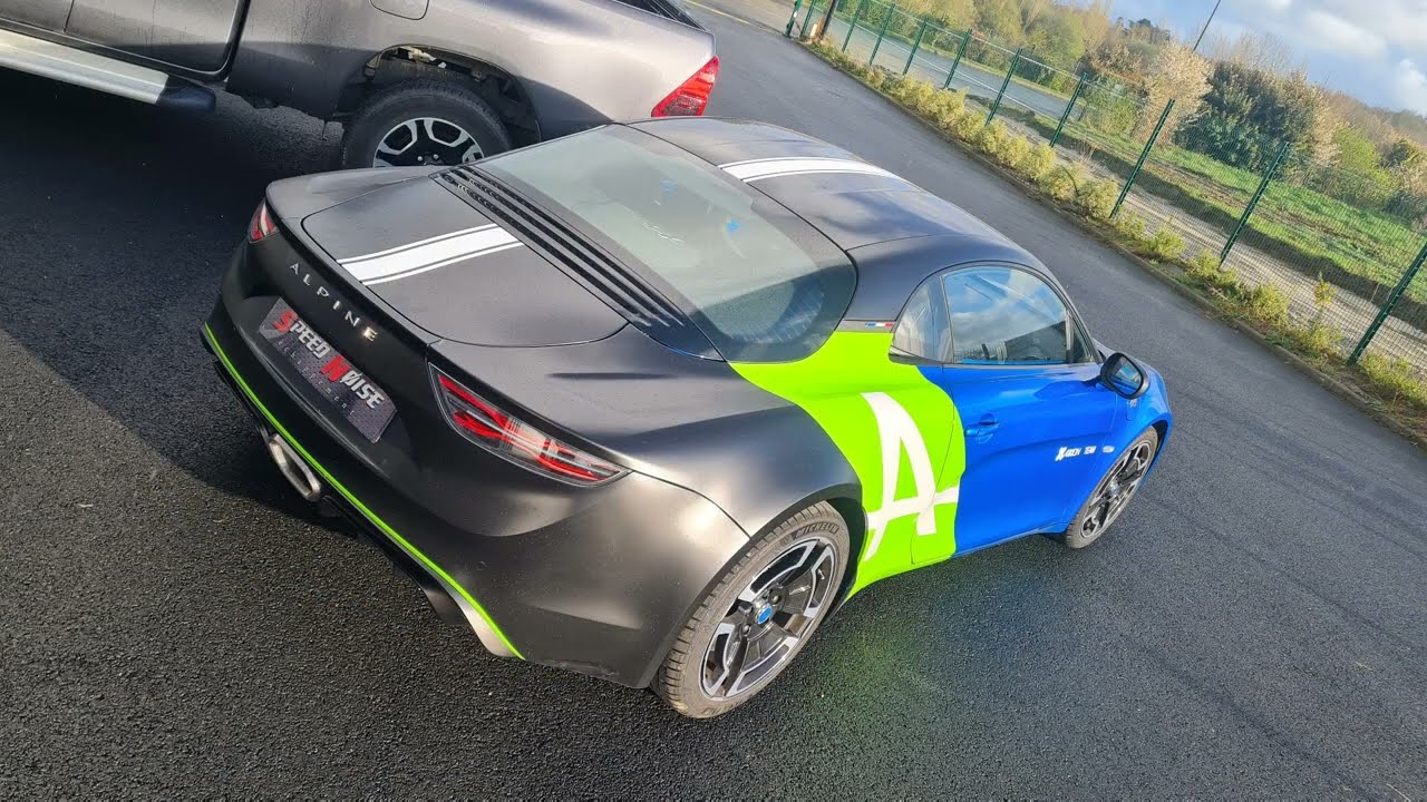 Alpine A110 - Speed Noise Échappement Inox Clapet