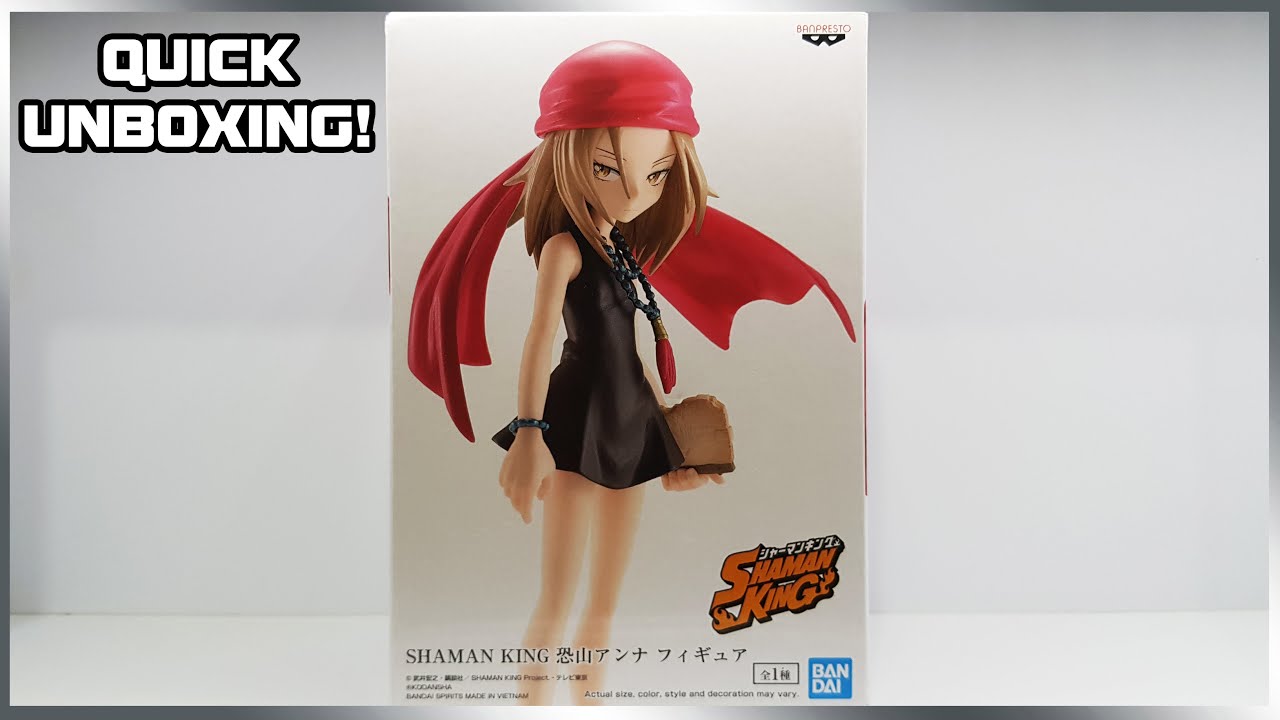 Anna Kyoyama Banpresto Bandai Quick Unboxing