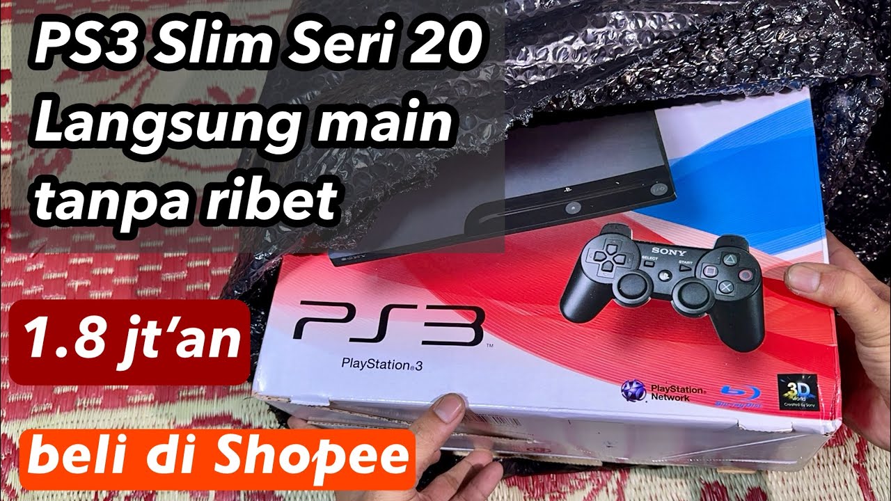 Beli di Shopee PS3 Slim Seri 20 CFW Full Game 500 GB toko Matahari Game