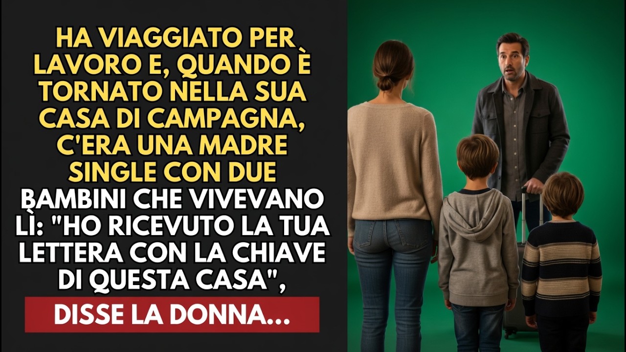 Ha Viaggiato Per Lavoro E, Quando È Tornato Nella Sua Casa Di Campagna, C'era Una Madre Single