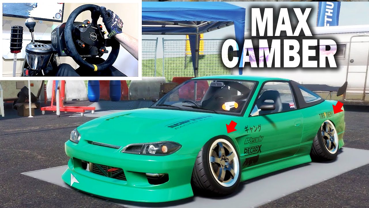 Does Drifting with MAX Camber Work? - CarX Drift Racing (Steering Wheel Gameplay)