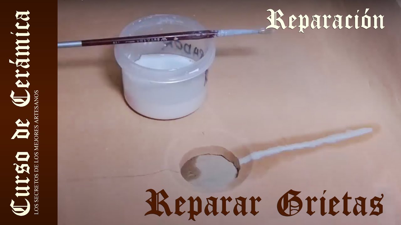 Cursos de Cerámica | Reparar Grieta en Pieza Cerámica