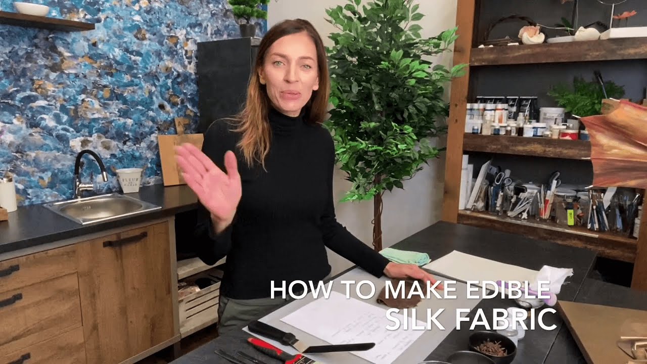 How to make EDIBLE SILK FABRIC