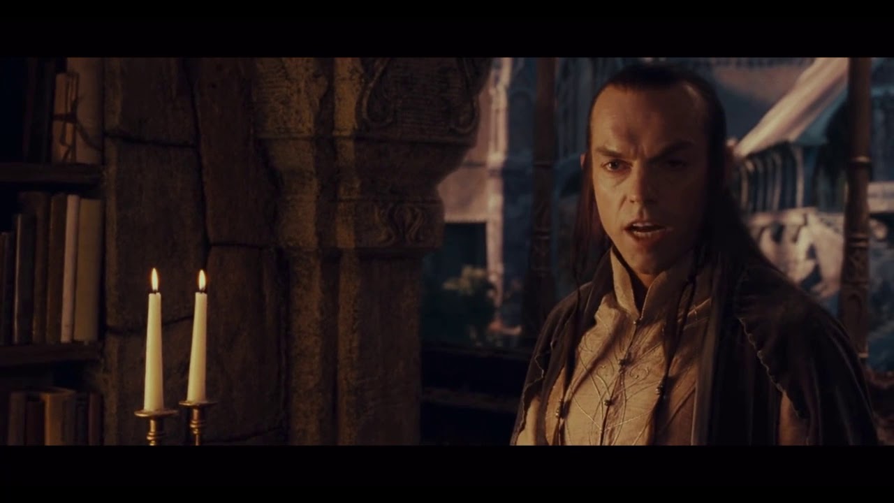 lord elrond scenes (lotr&th)