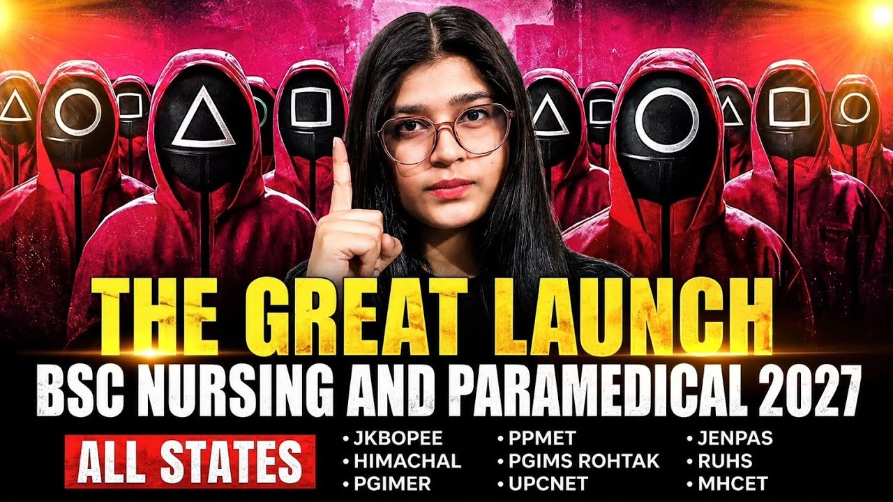 🚀 THE GREAT LAUNCH DAY 2.0 | AIIMS BSc NURSING & PARAMEDICAL 2027 | UP CNET 2027 | RUHS | PGIMER 💥