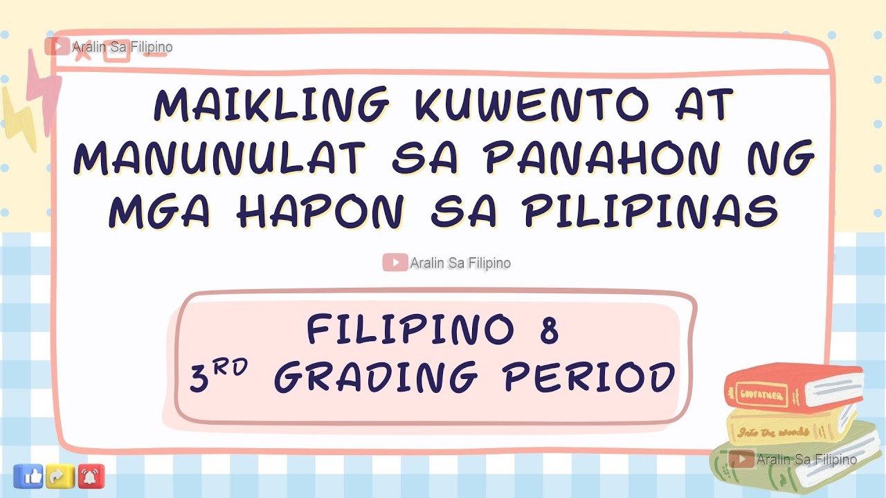 2-MAIKLING KUWENTO AT MANUNULAT SA PANAHON NG PANANAKOP NG MGA HAPON SA PILIPINAS|ARALIN SA FILIPINO