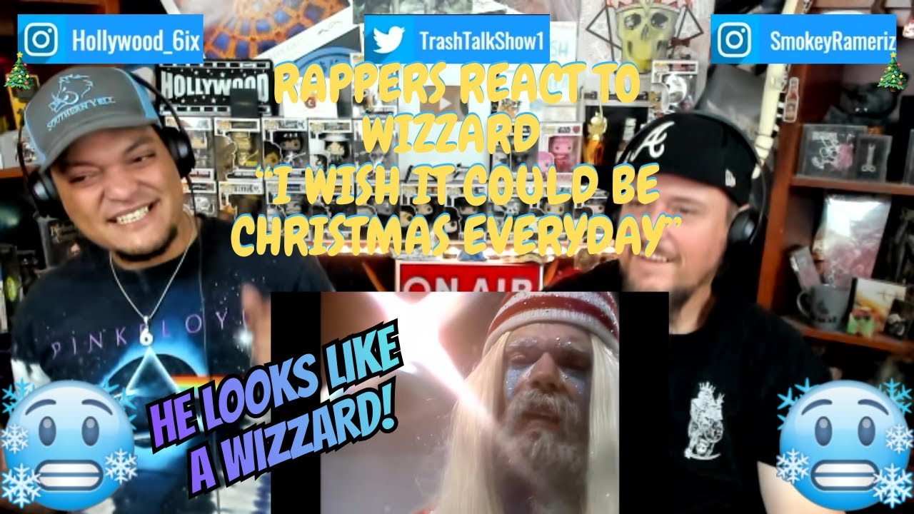 Реакция рэперов на песню Wizzard: «Я бы хотел, чтобы Рождество было каждый день»!!!
