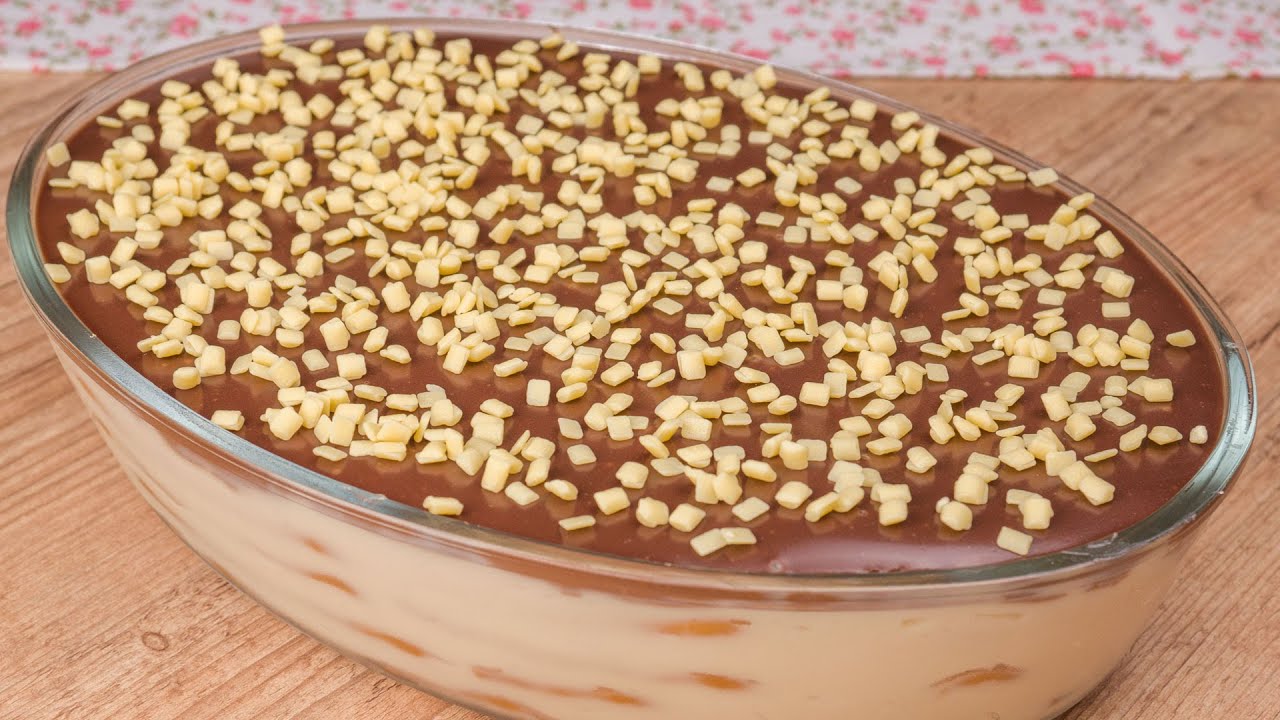 PAVÊ SIMPLES DE BAUNILHA COM CHOCOLATE SUPER FÁCIL E RÁPIDO | Cook'n Enjoy 1017