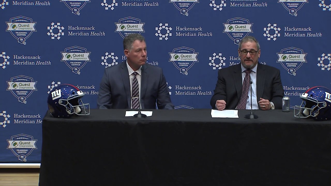 Dave Gettleman and Pat Shurmur discuss Why they decided to Select Daniel Jones & More