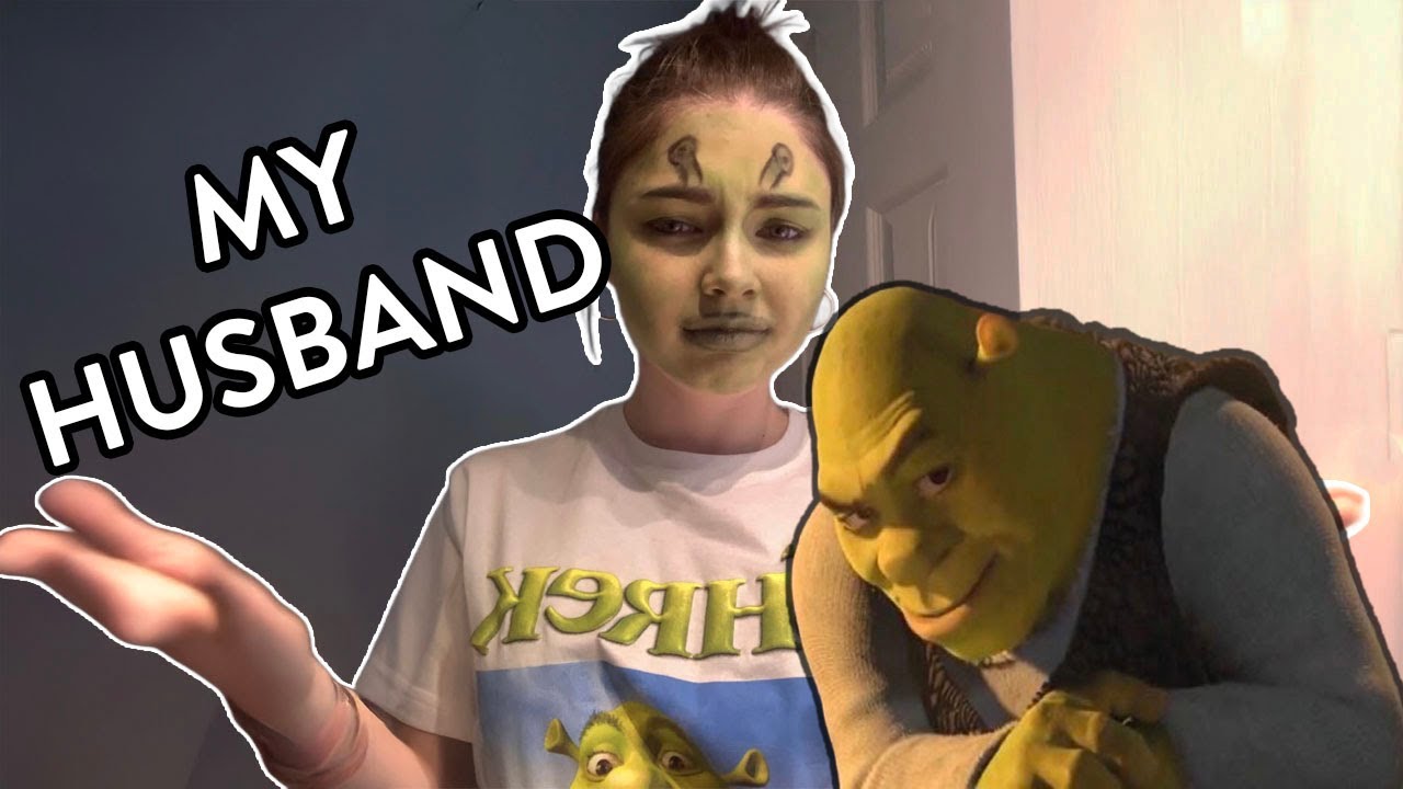 Transforming myself into SHREK