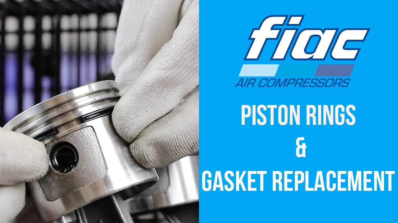 Fiac Belt Drive Air Compressors - Piston Rings & Gasket Replacement !