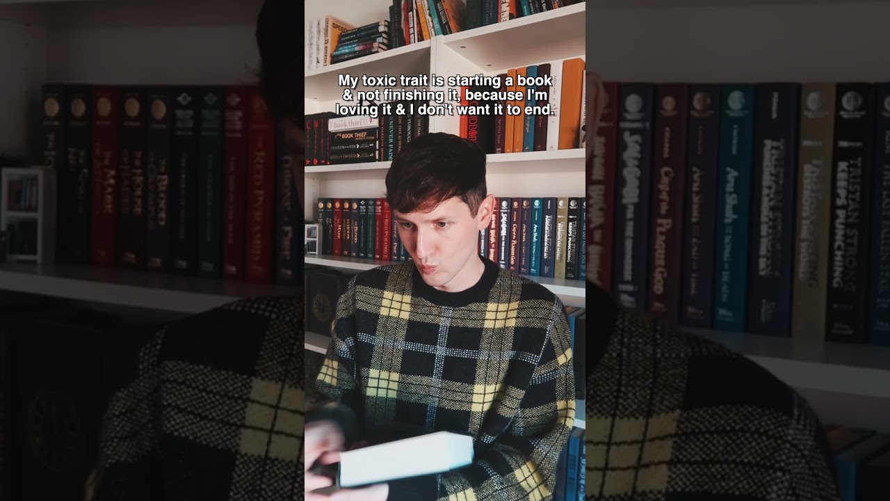my toxic reader trait 😅 #booktok #booktube