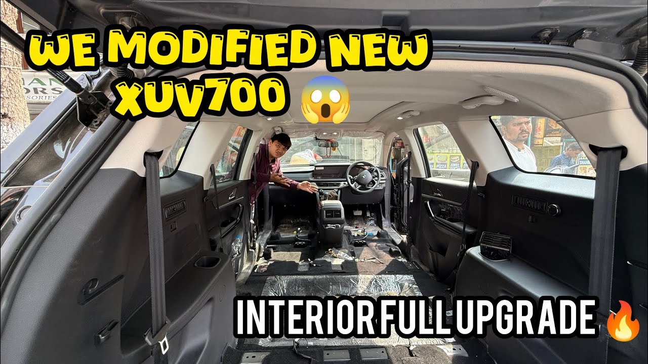 New XUV700 Full Interior Modification 🔥 || Next Level Upgrade || Day:-64/365 ||Route2Explore.