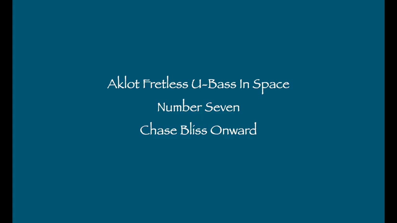 Aklot Fretless U-Bass in Space 7, Rupert Chappelle