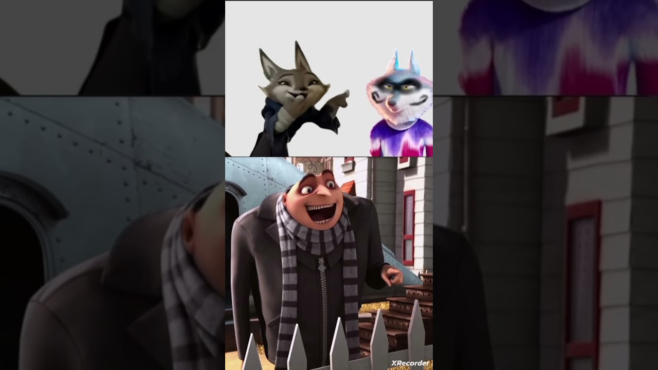Gru laughs at Zhen pranks on Porsha @MarkTheWolfPaws05Studios @DavidMartinez-uv9qy