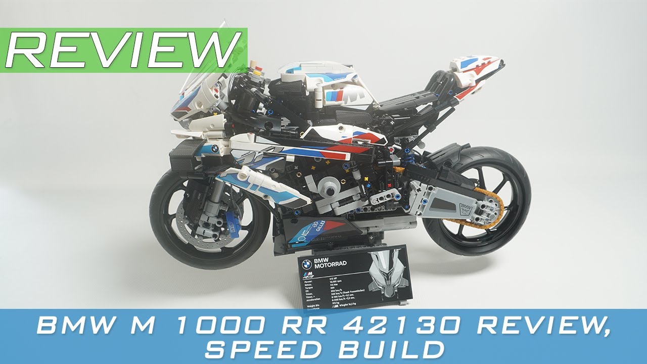 BMW M 1000 RR LEGO Technic 42130 REVIEW, SPEED BUILD