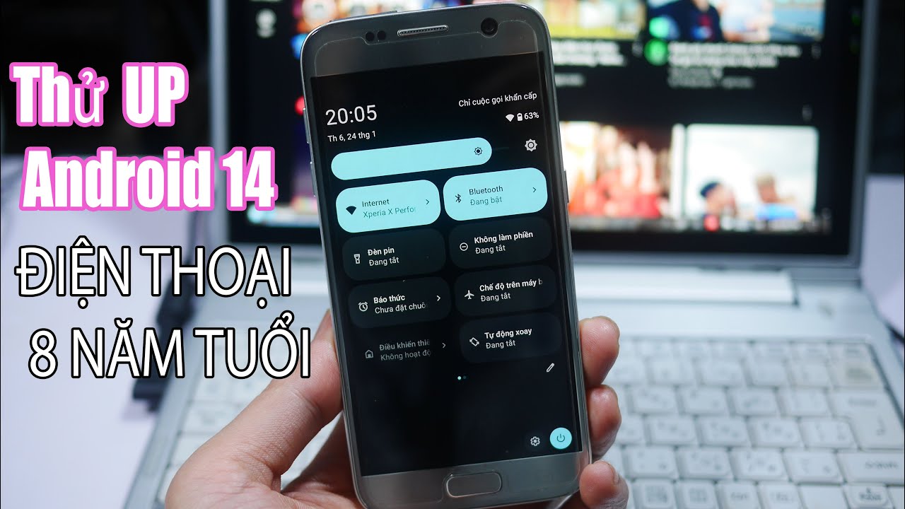 Thử Up ROM Android 14 cho điện thoại 8 năm tuổi SAMSUNG galaxy s7/s7 edge/ s8/s8+/note 8