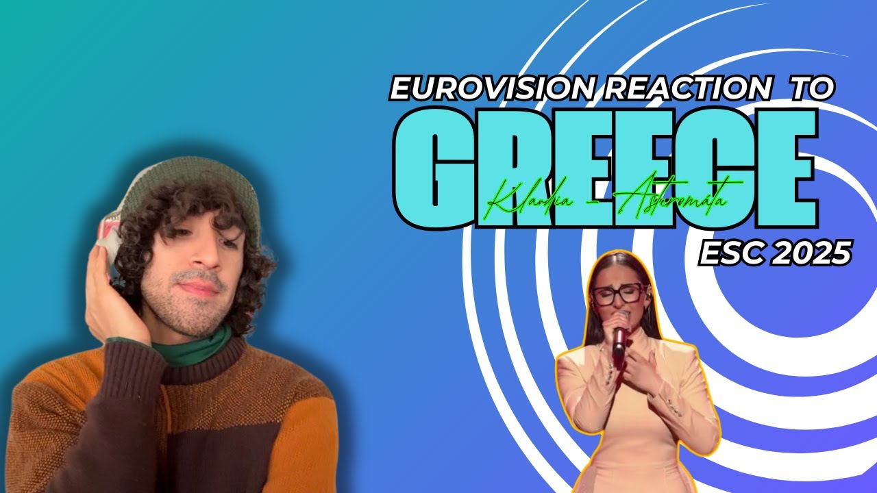 EUROVISION 2025 | REACTION TO GREECE | KLAVDIA - ASTEROMÁTA |