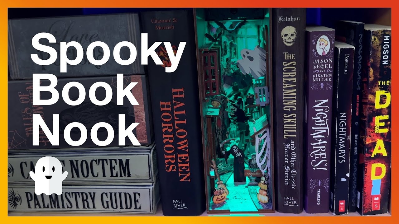 Spooky Alley Halloween Book Nook Kit - Assembly and Review