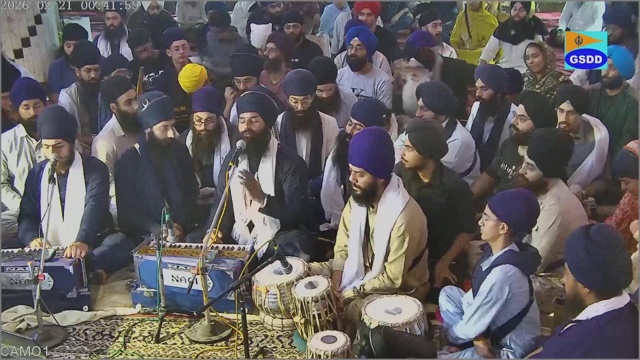 KIRTAN  GURBANI FROM GURDWARA SRI DASHMESH DARBAR GURU TEGH BAHADUR NAGAR SION MUMBAI