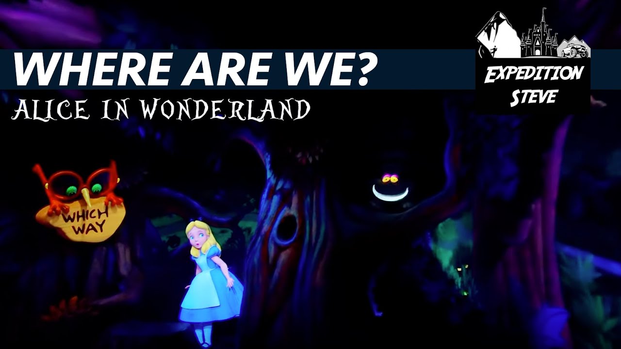 WHERE ARE WE? - MAP OF ALICE IN WONDERLAND