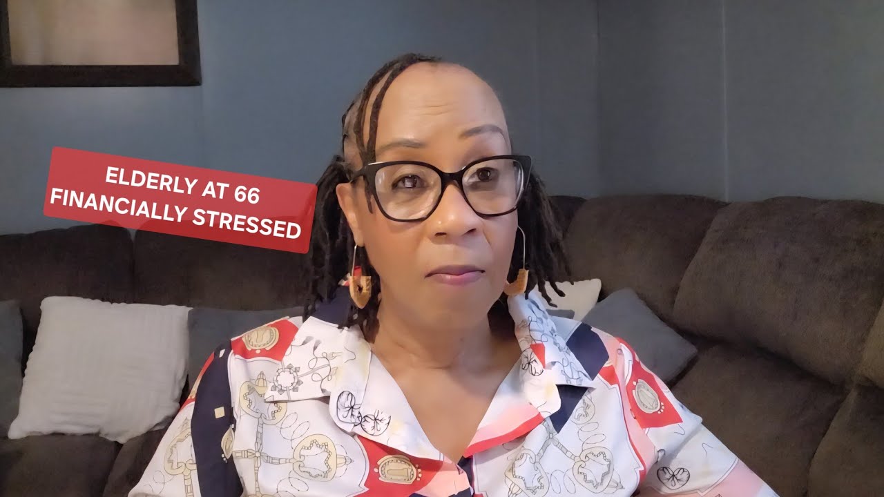 The ELDERLY PEOPLE are financially Stressed out 