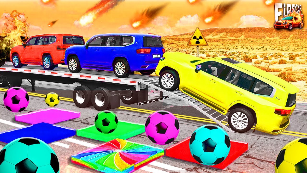 Cars and Trucks VS Speed Bumps – Heavy Damage Physics Test – BeamNG Drive Ep.14 🚛