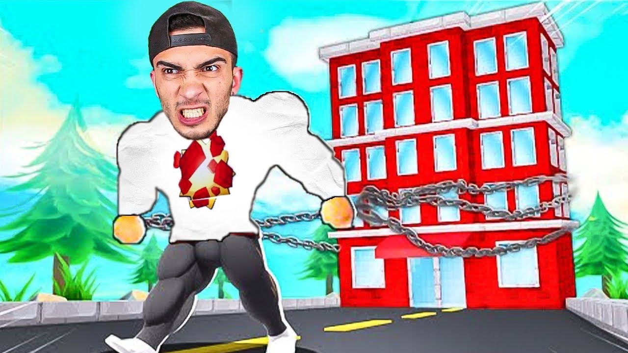 ROBLOX'TA EN GÜÇLÜ ADAM OLUP TÜM HARİTAYI ÇEKTİM!
