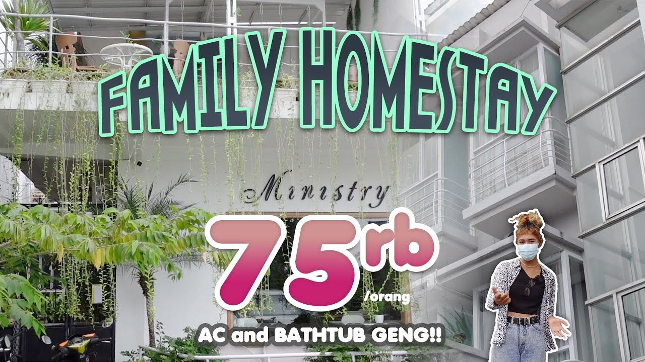 Ministry Homestay MURAH BANGET!!  Nginep disini cuma 75RB loh! Bersih ada bathtub nya lagi #homestay